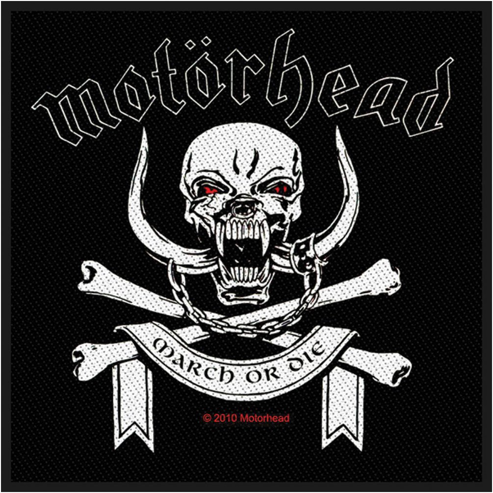 Amazon.com: Motorhead March or Die Patch Album Cover Art Heavy